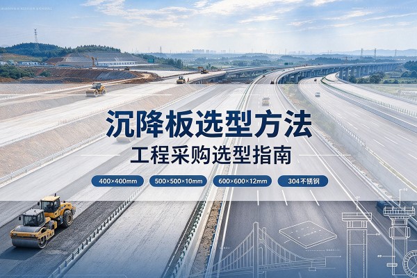 章贡沉降板选择方法