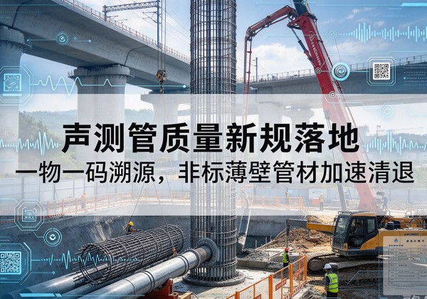 章贡声测管质量新规落地，一物一码溯源，非标薄壁管材加速清退