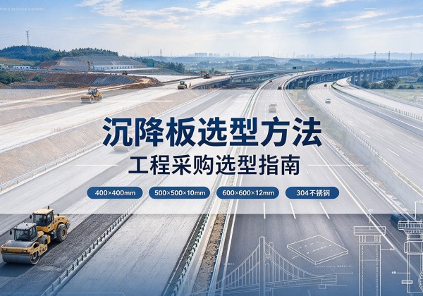 章贡沉降板选择方法